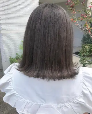 ミディアム カラー 髪質改善/ ツヤ髪カラー/高井のヘアスタイル