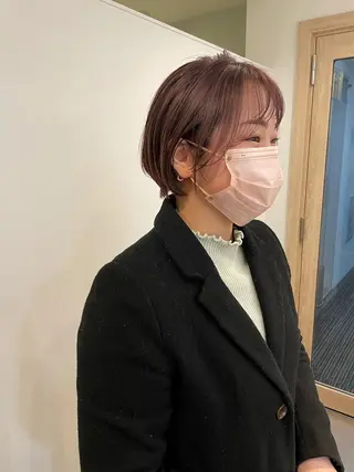 ショート 大迫 江梨のヘアスタイル