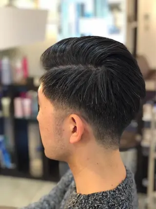 メンズ 透明感カラー・ 髪質改善🩵イケダのヘアスタイル