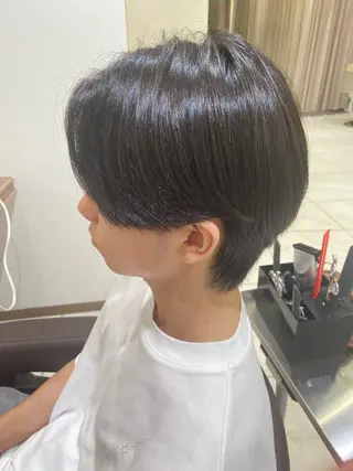 ショート パーマ メンズ メンズ縮毛・ 曲がる縮毛矯正のヘアスタイル