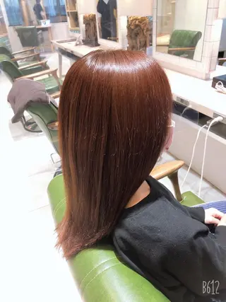 ミディアム カラー EARTH志木/佐藤 氷河のヘアスタイル