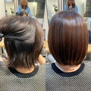 ショート BELO 大阪店所属・BELO OSAKA カエデのヘアスタイル