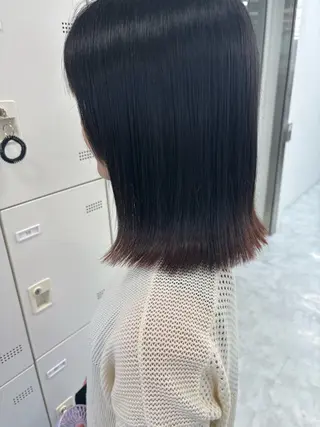 ミディアム カラー モテ髪💕ハイトーン yuriaのヘアスタイル