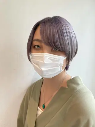 ショート カラー 岩戸 新のヘアスタイル