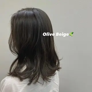 ミディアム カラー BEAUTRIUM青山所属・飯塚 新のヘアスタイル