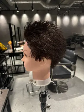 ショート 川畑 大地/波巻きパーマのヘアスタイル