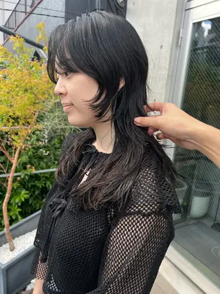 セミロング sakoda shunkiのヘアスタイル