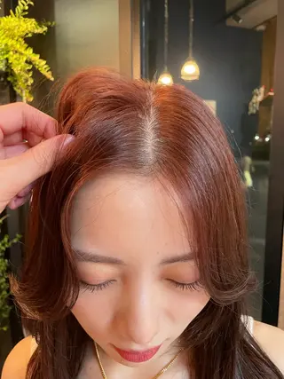 ロング RINOSHORES YOKOHAMA.日本大通り店所属・ハイトーン nagisaのヘアスタイル