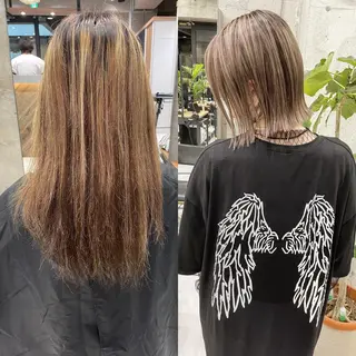 ショート カラー ヘアアレンジ TATSUYA アートディレクターのヘアスタイル