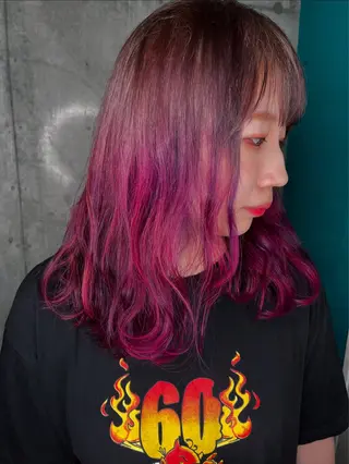 セミロング ドアベルヘアリビング所属・加藤志保 🎗️🫧モデル募集のヘアスタイル