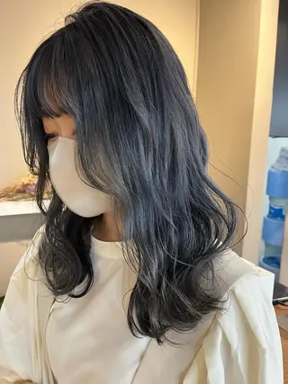 ロング カラー ヘアアレンジ メンズ キッズ ネイル マツエク・マツパ GO TODAY SHAiRE SALON所属・透明感カラー🤎 ゆりのヘアスタイル