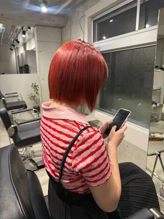ショート カラー ii所属・ハイトーンカラー /代々木【あまね】のヘアスタイル
