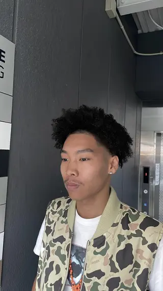 パーマ メンズ メンズ特化/フェード 樋口裕馬のヘアスタイル