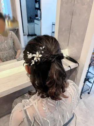 ミディアム ヘアアレンジ Maho ブリーチモデル募集中のヘアスタイル