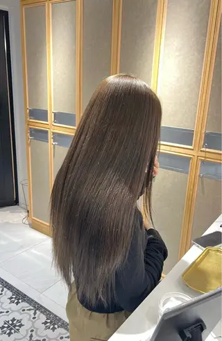 ロング 縮毛矯正/艶カラー 🌻🌻MIREIのヘアスタイル