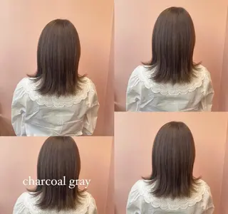 セミロング カラー メンズ キッズ RIYA❤︎ Aujuaソムリエのヘアスタイル