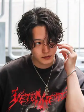 ショート パーマ メンズ メンズ特化🧞‍♂️ ASHU🧞‍♂️のヘアスタイル