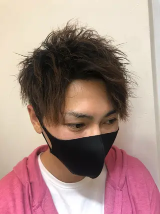 パーマ メンズ 迫 祐太のヘアスタイル