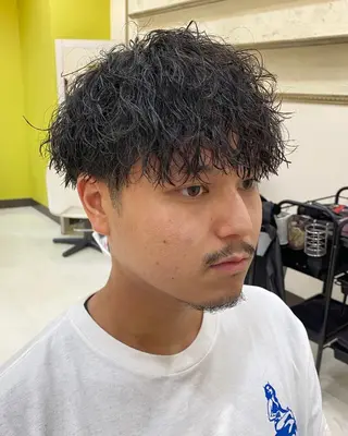 パーマ メンズ 年間2000名担当◎ パーマ職人/仲原佑樹のヘアスタイル