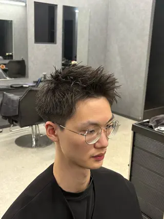 ショート メンズ 豊洲メンズカット 宮崎大弥のヘアスタイル