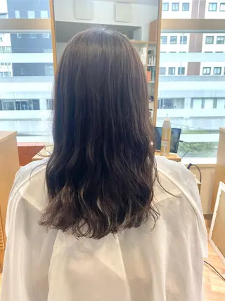 ミディアム パーマ ❤️パーマ美容師✂︎ 井口美緒のヘアスタイル