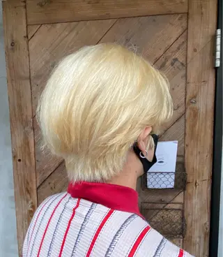 ショート カラー sola方南町所属・原一真/ 外国人ショートヘアのヘアスタイル