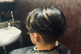 ミディアム メンズ ヒロ銀座バーバーショップ秋葉原店所属・堀 真人のヘアスタイル