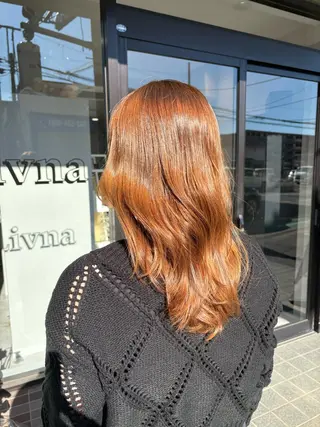 ミディアム Livna所属・赤池 日菜子のヘアスタイル