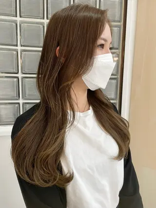 ロング カラー ヘアアレンジ JIEN 🌷 sakuraのヘアスタイル