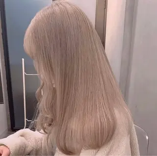 ミディアム カラー トップスタイリスト こうすけのヘアスタイル