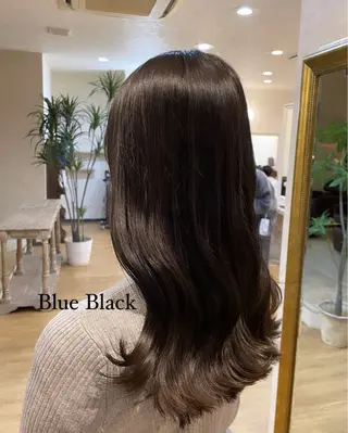 セミロング ピンク・ラベンダー/ レイヤー/NANAのヘアスタイル