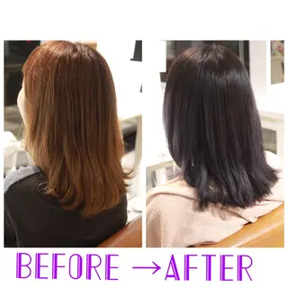 ミディアム カラー 縮毛矯正＆髪質改善特化型サロン所属・髪質改善＆縮毛矯正 三上大地のヘアスタイル