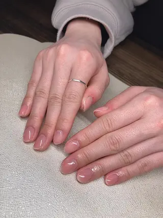 ネイル 𝐴𝑁𝑈𝐸 深爪育成専門サロンのネイルデザイン