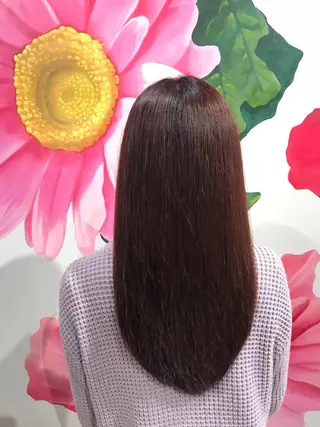 セミロング カラー moon  ticobrae所属・こくしょう れいかのヘアスタイル