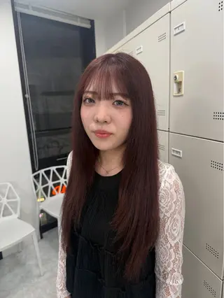 ロング カラー 海外girl/ハイト ーン/riko🫧のヘアスタイル