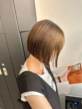 カラー ボブ/暖色カラー 🎧 kei 🎀のヘアスタイル