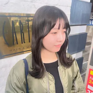 セミロング カラー KANGOL BEAUTY SALON Eyelash 名取店所属・KANGOL名取 伊藤のマツエク・マツパデザイン