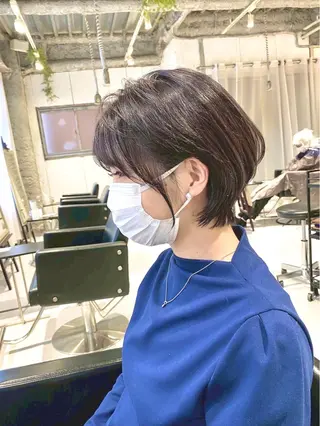 ショート ✂︎cadre✂︎ 🪶かまだれいし🪶のヘアスタイル