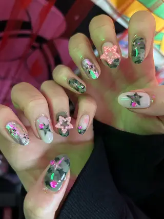 ネイル 福の爪 🍒福山千晴のネイルデザイン