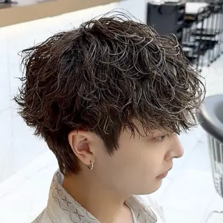 メンズ 渋谷メンズパーマ🌀 大人ヘア/くりのヘアスタイル