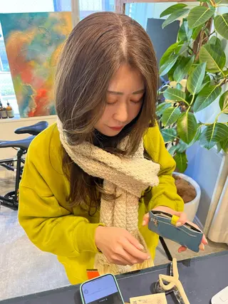 セミロング SIKI yuuna レイヤーカット🪽のヘアスタイル