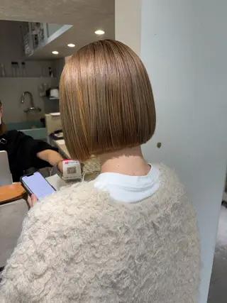 ショート カラー ❁⃘*花屋併設サロン 荘司麻百合◌˳𓇬のヘアスタイル