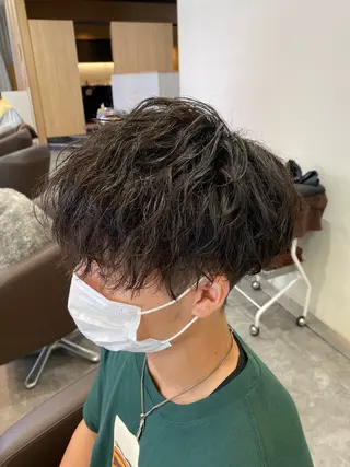 パーマ メンズ メンズ特化LIBER 石川玲央のヘアスタイル