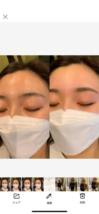 アイブロウ SHIKI モリンガ蒸し/水光肌のエステ・リラクイメージ