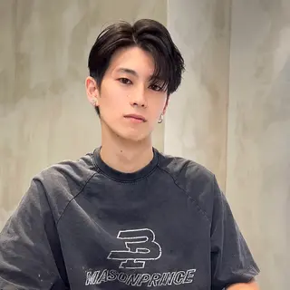 ショート メンズ 岡田大志🇰🇷 中/韓メンズヘアのヘアスタイル