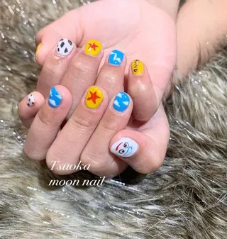 ネイル 🌙都岡 ムーンネイルのネイルデザイン