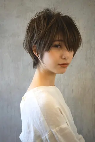 ショート 峯 志帆のヘアスタイル