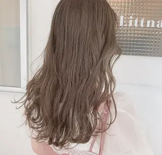 セミロング カラー パーマ ヘアアレンジ mizu kiのヘアスタイル