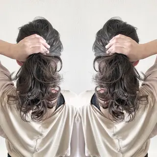 セミロング カラー Hair make VERDA所属・宮下 耕平のヘアスタイル