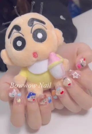 ネイル Bow wow Nail さや🧸のネイルデザイン